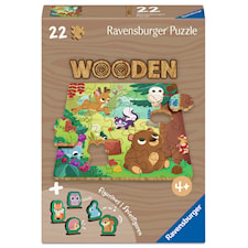 Metsän eläimet -puinen palapeli, 22 palaa, Ravensburger