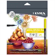Pen Aqua Brush DUO 24-pack Lyra