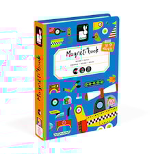 Magneti'Book Magnetlek Kjøretøy 50 Brikker Janod