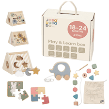 Lek og lær boks 18-24 måneder Jabadabado