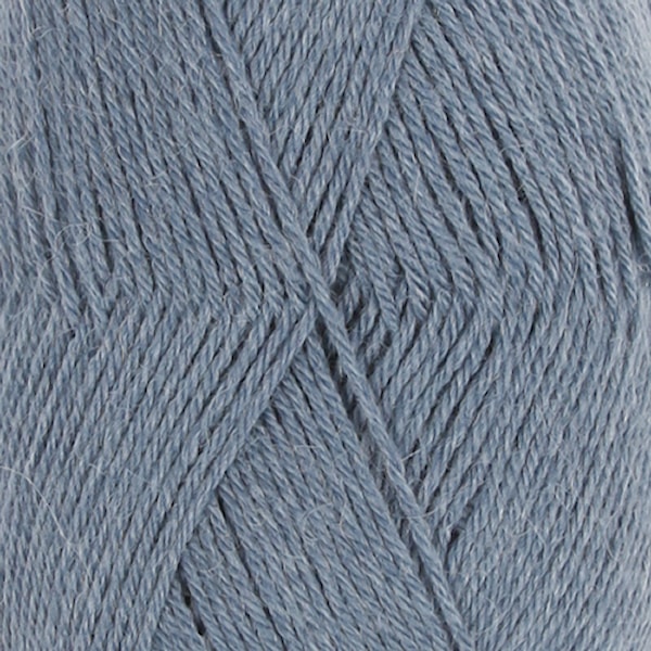 Nord Uni Colour Garn Alpakkamiks 50 g Jeansblå 16 Drops