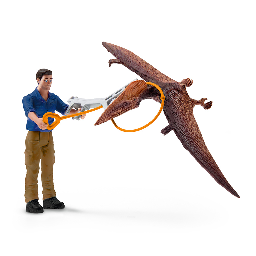 Dinosaurs Jetpack Chase, Dinosaurie och Figur, Schleich (41467)