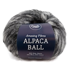 Adlibris Alpaca Ball 50 g, Graphite Melange A708