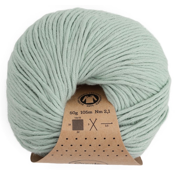 Adlibris Organic Cotton 50g Grey Green A413