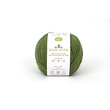 Eco Vita recycled bomull 100 gr Mellan grön (018) DMC