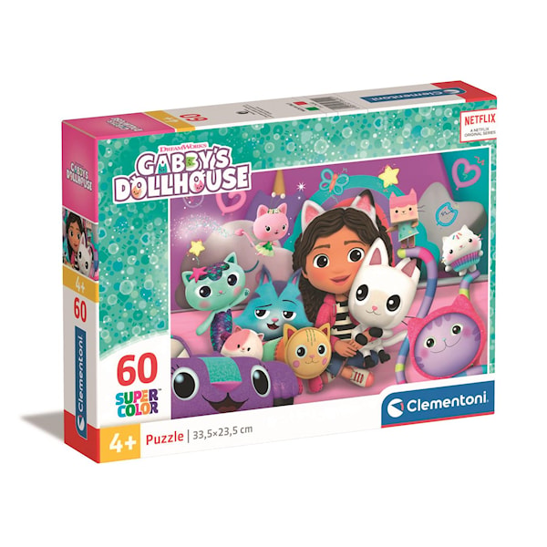 Pussel 60 bitar Gabby's Dollhouse, Clementoni