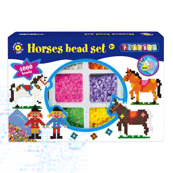 Hobbysett rørperler 2000 hester
