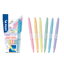 Overstrykningspenn Frixion Light Soft 6-p Pilot