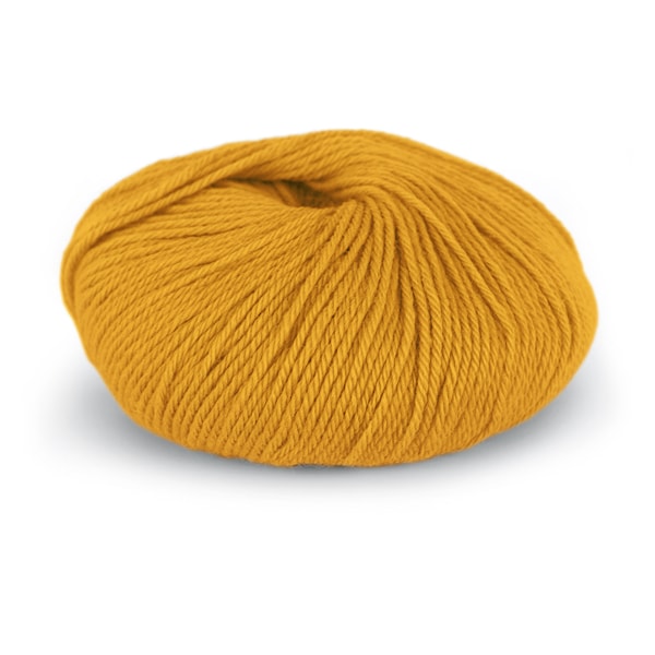 Du store Alpakka Mini Sterk Garn Ullmix 50 g Gullgul 835