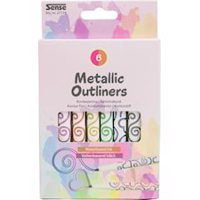 Ulkoilmapenni metallinen 6 kpl, Sense