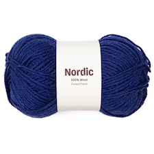 Nordic 100% ull 100 gr Göl marinblå A837  Adlibris