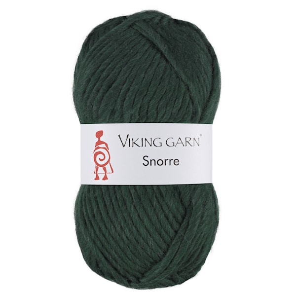 Snorre 100 g Mørk grønn 234 Viking Garn