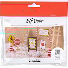 Askartelusetti Mini Tonttuovi, Rakennustyöt kesken, 1 pkk/ 1 pkt