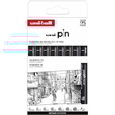 Fineliners Pin 200 Classic - 011 8-pakkaus Uni-Ball