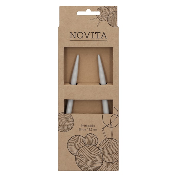 Rundpinner Aluminium 80 cm Novita