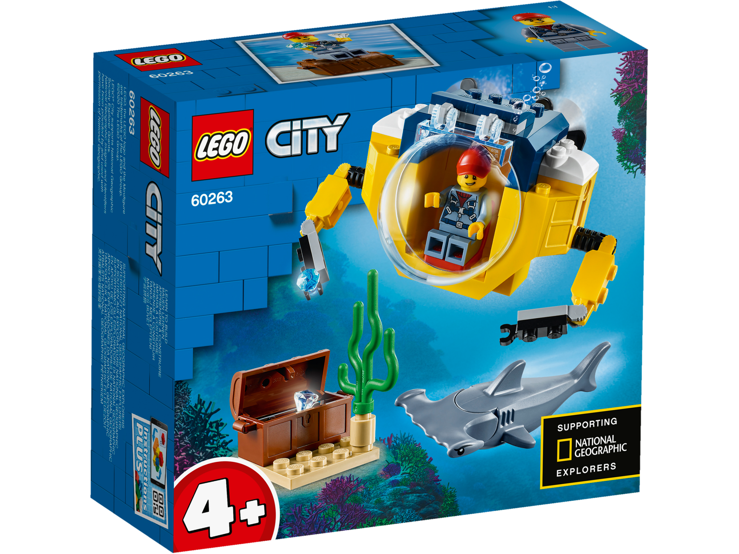 Valtameren minisukellusvene, LEGO® City Oceans (60263)