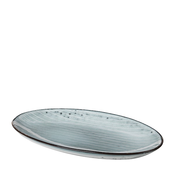 Broste Nordic Sea Fat Oval 13.6x22 cm Blå Broste Copenhagen Broste Nordic Sea Fat Oval 13.6x22 cm Blå Broste Copenhagen