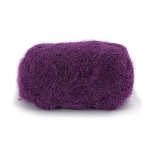 Dale Garn Line Langmo Påfugl Mohair Mix 50 g Blålila 7905
