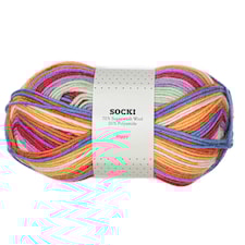 Socki Garn Ullmix 100 g  Happy B143 Adlibris