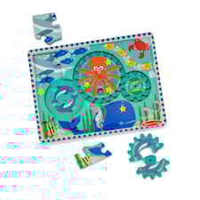 Wooden Gear Puzzle Underwater, Melissa & Doug