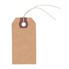 Papir Kraft Etiketter I 90/ 45 mm, 9 stk