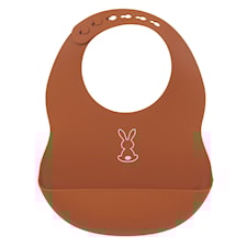 Nattou Soft Silicone Haklapp, Terracotta