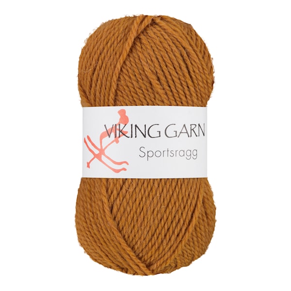 Sportsragg 50 g Okergul 546 Viking Garn
