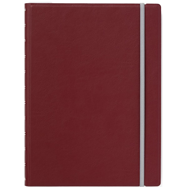 Notatbok A5 Linjert Burgundy Filofax