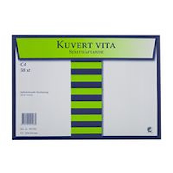 Kuvert C4 Självhäftande Vit 50 st