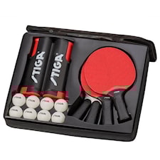 Pingis/Bordtennis Anywhere Set med  4 Racket, 8 Bollar och Nät Stiga