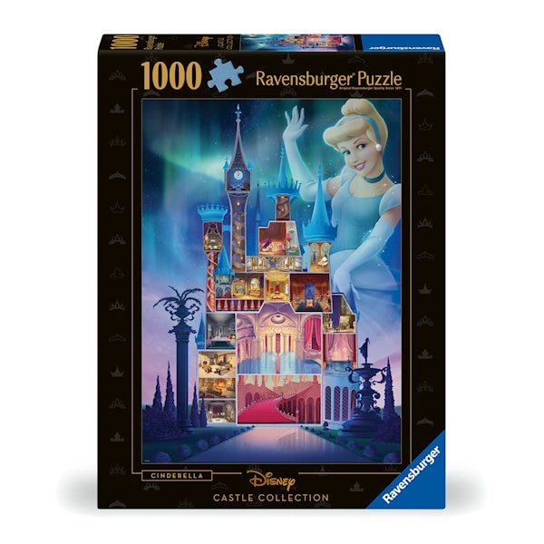 Disney slott Askepott 1000 Puslespill brikker, Ravensburger