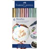 Faber-Castell Metallic marker -pakkaus, 6 kynää