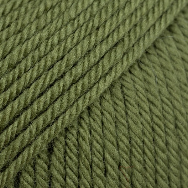 Daisy Uni Colour Ullgarn 50 g moss green (17) Drops