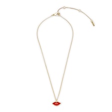 Pilgrim Halsband, Thrill, Gold Plated, Red