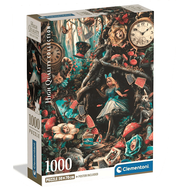 Another Day In Wonderland Pussel 1000 Bitar High Quality Collection Clementoni