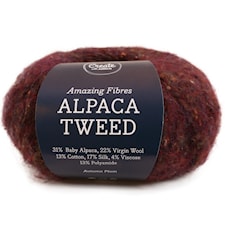 Adlibris, Alpacka Tweed, 50 g, Autumn Plum A744