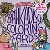 Målarkort för vuxna - Bahkadisch Coloring Cards Purple