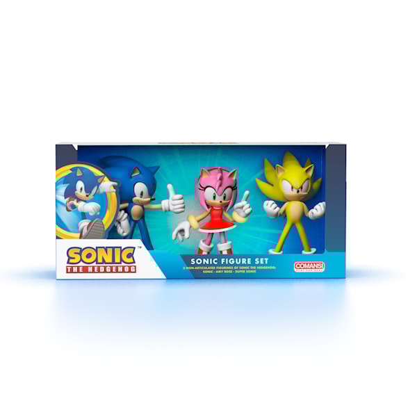 Comansi Sonic Figursett 3 Stk -  Film  & Eventyrfigurer - Plast