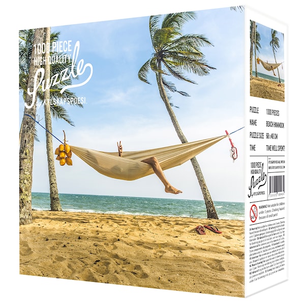 Puslespilll 1000 biter, Beach Hammock, Kylskåpspoesi