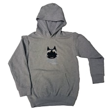 Hoddie Sommarskuggan, Ljusgrå, strl 134/146