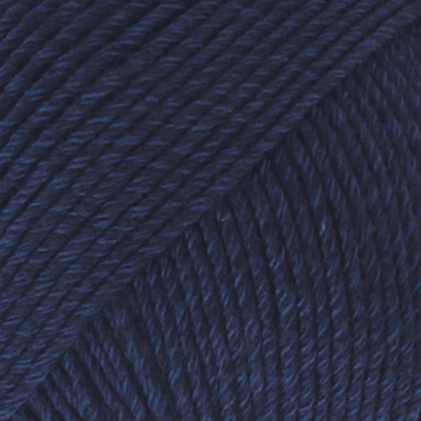 Drops Cotton Merino Uni Colour Lanka Villasekoitus 50g Navy 08