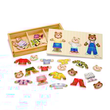 Klä-på-Familjen Björn, Pussel, Melissa & Doug