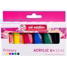 Akrylfärger Standard 12 ml 6-pack Talens Art Creation