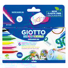 Textile Pens 6 pcs Giotto