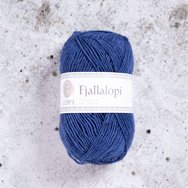 Fjallalopi ullgarn 50g Mountain Blue 25 Istex