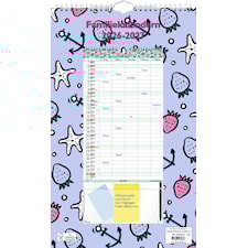 Väggkalender Familjekalendern 5 kolumner 12 månader (läsåret)26-27 Almanacksförlaget