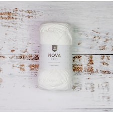 Nova Eko Cotton 50 g White Järbo