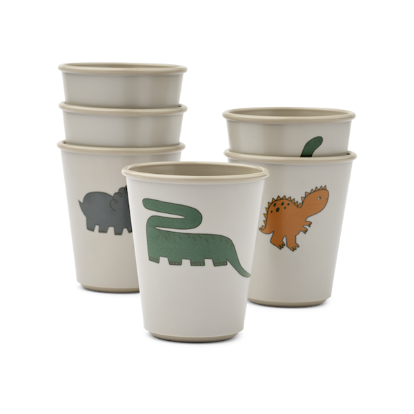 Lana Kopp 6-Pack Dinosaurs/Mist Liewood