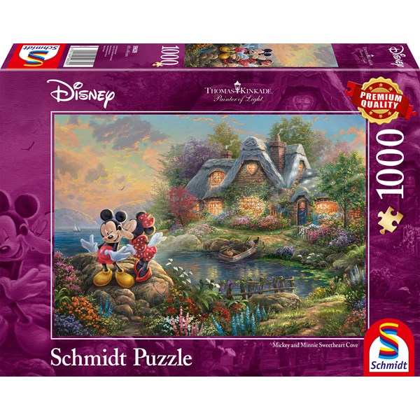 Disney Sweethearts Mickey & Minnie Thomas Kinkade Pussel 1000 bitar Schmidt