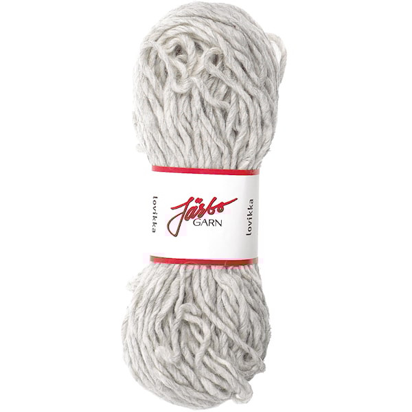 Lovikka Ullgarn 100 g Ljusgrå (7600)